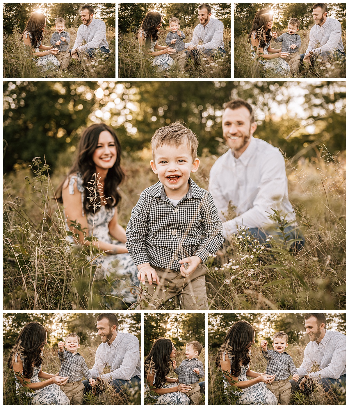 Adorable Toddler and parents take photos in Hudson, NY