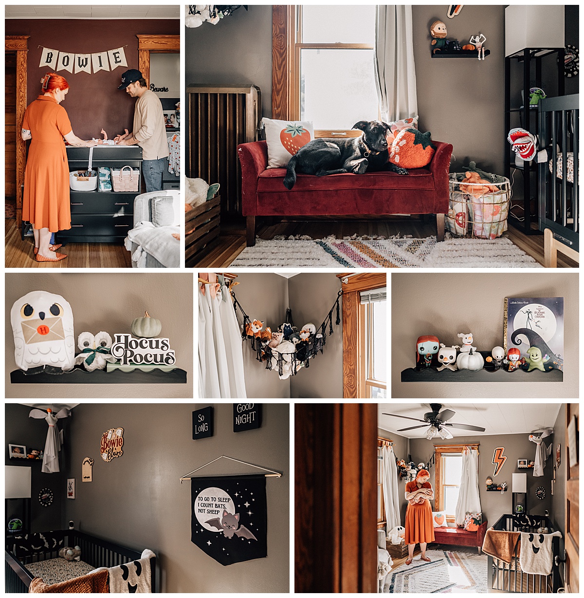 Halloween Themed Baby Room, Meg Mosher Photography